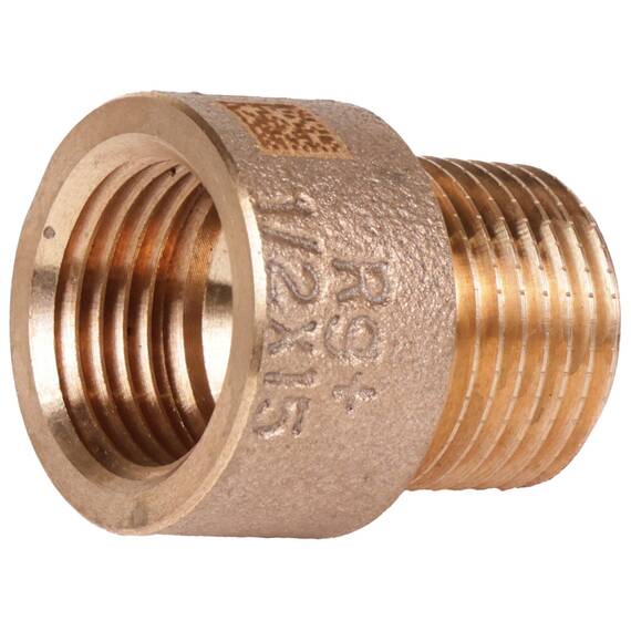 Удлинитель бронзовый РЕХАУ AURLINE R1/2" x Rp1/2" x 15 мм, RX+, фото 