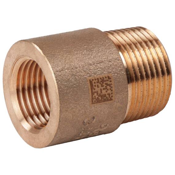 Переходник бронзовый РЕХАУ AURLINE круглый R3/4" x Rp1/2", RX+, фото 