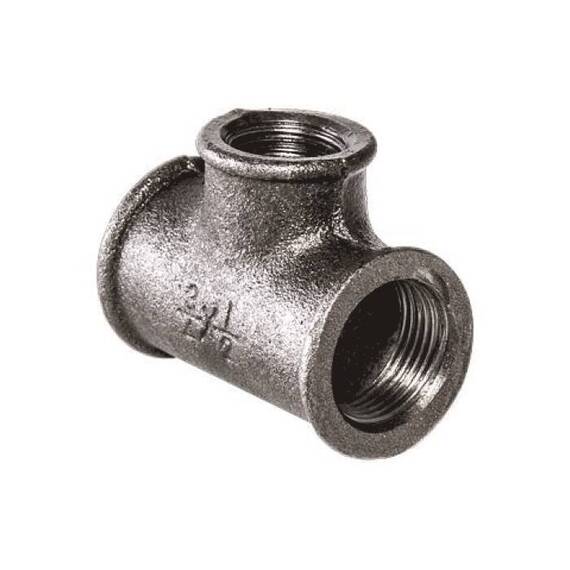 Тройник чуг перех Ду20х15 (3/4"х1/2") м/м Fittex, фото , изображение 3