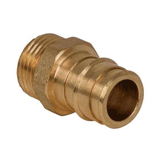 Муфта PE-X лат радиал Дн16х1/2" НР РОС 4820852, фото , изображение 7