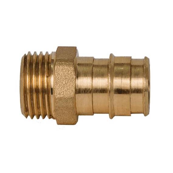 Муфта PE-X лат радиал Дн16х1/2" НР РОС 4820852, фото , изображение 6