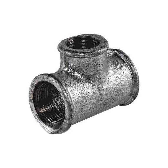 Тройник чуг перех оц Ду20х15 (3/4"х1/2") м/м Fittex, фото , изображение 2