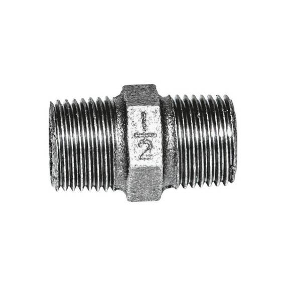 Ниппель чуг Ду15 (1/2") НР Fittex, фото , изображение 3