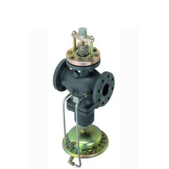 Клапан AFQM Ду 125,Ру 25,Kvs 160 м3/ч, регулир.комбинир.проход,ф/ф,Т=150С, чугун,перепад давл.0,2бар, фото 