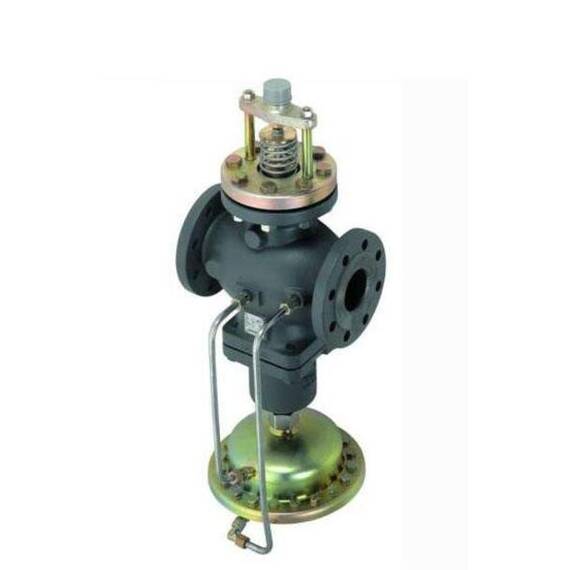 Клапан AFQM Ду 125, Ру 16, Kvs 160 м3/ч,регулир.комбинир.проход,ф/ф,Т=150С,чугун,перепад давл.0,5бар, фото 