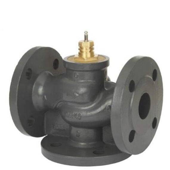 Клапан VF 3 трехходовой, ф/ф, Ду 200, Ру 16, Kvs 630 м3/ч; T=130 °С, чугун, фото 