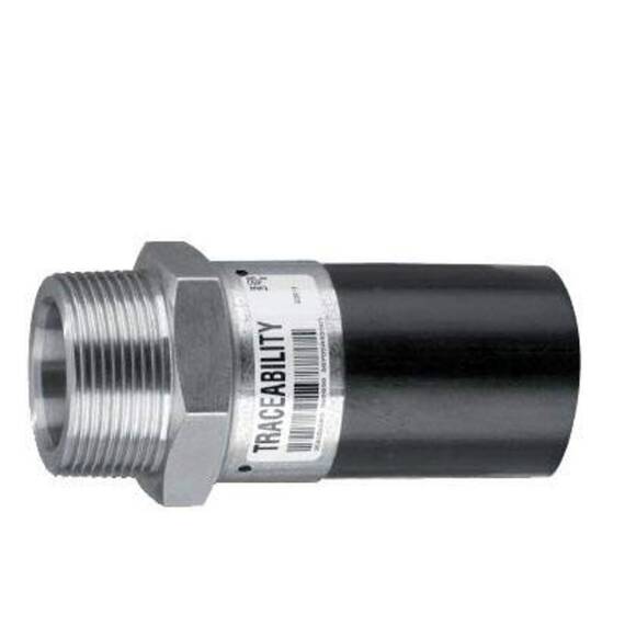Универсальный переход ПЭ/латунь с наружной резьбой UAN d32x1" SDR 11 Frialen, фото 