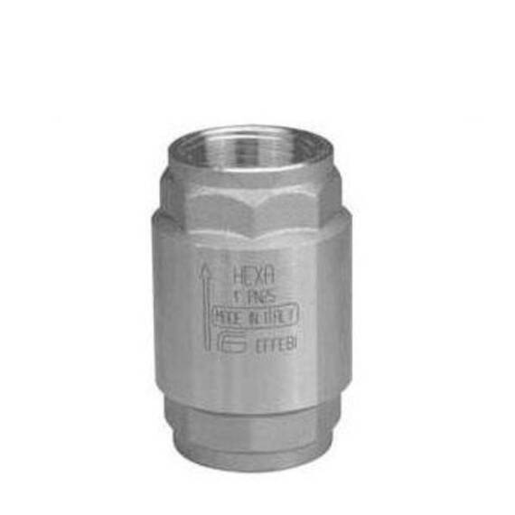 Клапан обратный пружинный NVR EF Ду 32, Ру 18, с в/р, латунь, Т=110 °С, фото 