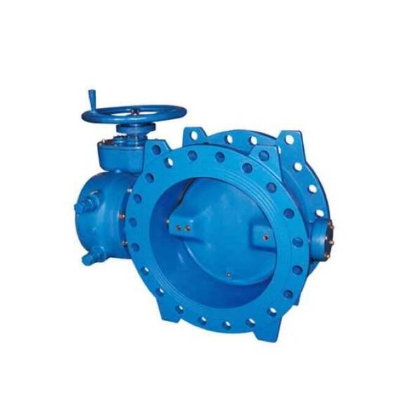 Затвор дисковый фланцевый двухэксцентриковый IDRA BV 23F PN10 DN 400, фото 