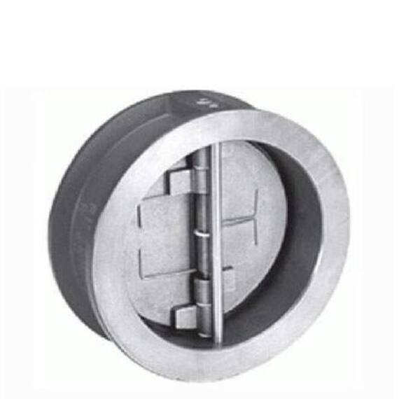 Обратный затвор NVD 805 Ду 350, Ру 16, двустворчатый, корпус-чугун, пластина-бронза; Т=80°С, фото 