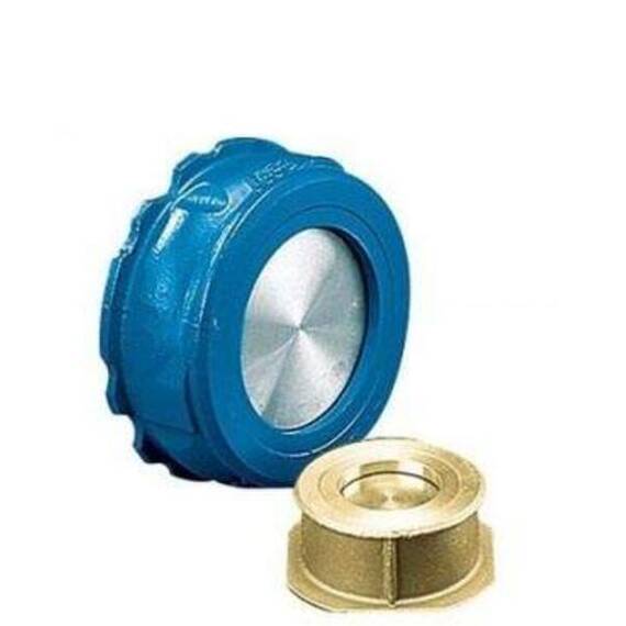 Клапан обратный пружинный NVD 812 Ду 150, Ру 40 (полностью из нержавеющей стали), Тмакс.=350 °С, фото 