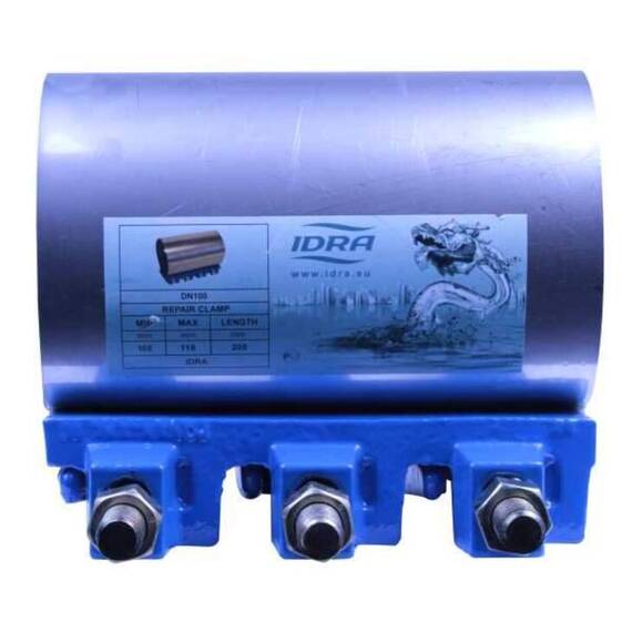Хомут ремонтный (420-440) IDRA DN400 L400, фото , изображение 2