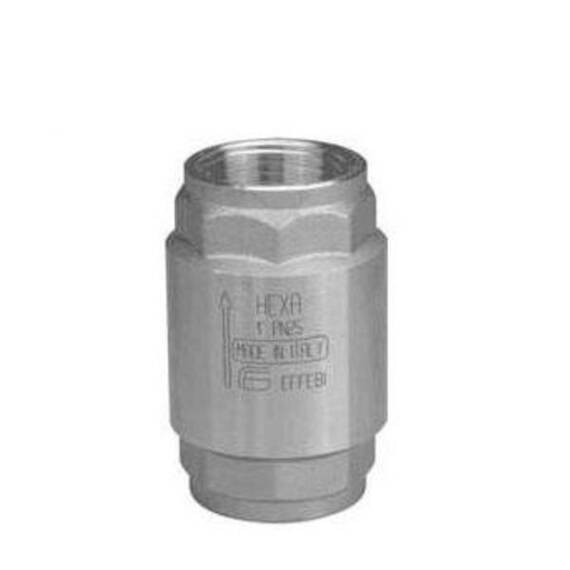 Клапан обратный пружинный NVR EF Ду 15, Ру 25, с в/р, латунь, Т=110 °С, фото 