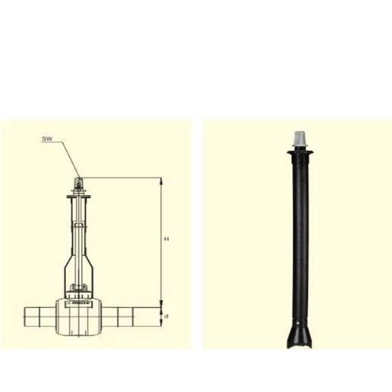 Монтажный набор для врезки с краном шаровым Tele-EBG-KH / BS d 63-225/ 0,7-1,0 Frialen, фото 