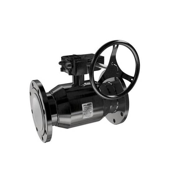 Кран шаровой ALSO КШФ Ду 350 Ру 1,6 ст.20 с редуктором, фото 