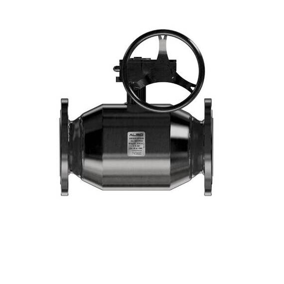 Кран шаровой ALSO КШФП Ду 400 Ру 1,6 ст.20 с редуктором, фото , изображение 2