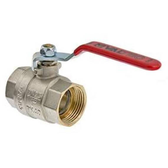Кран шаровый VT.807.N.0403,1/2" x 3/8" с внутр. резьбой, для подключения манометра, фото , изображение 2