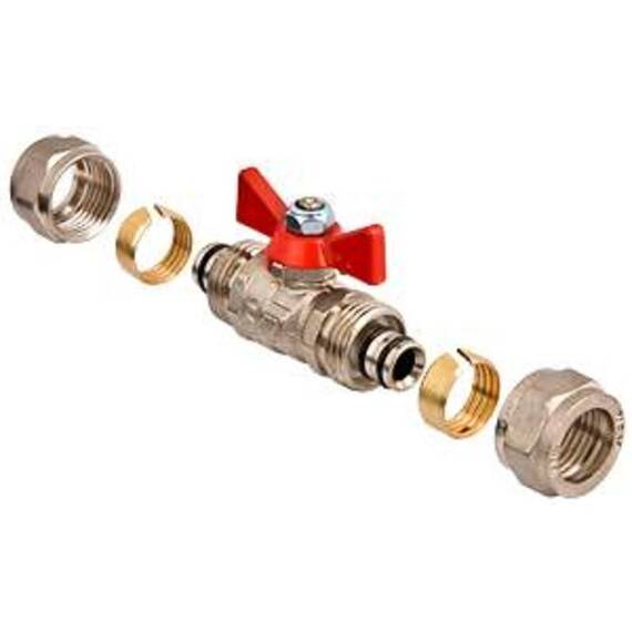 Кран шаровый VT.343,  16", обж.-обж., бант, фото 