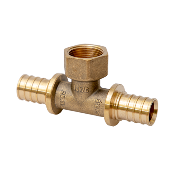 Тройник аксиальный с внутренней резьбой 16*1/2"*16 PN 16  SF.542.040404, фото 