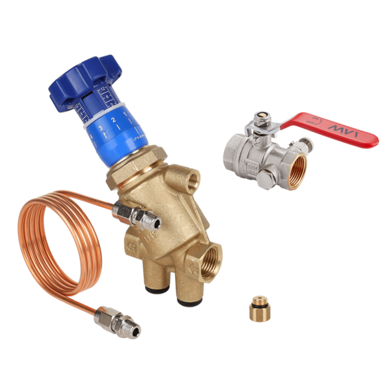 Комплект автоматической балансировки DP3 (BL.510.XX + BV.630.XX + BL.901.02) 1" PN 25  BLN.DP3.06, фото 