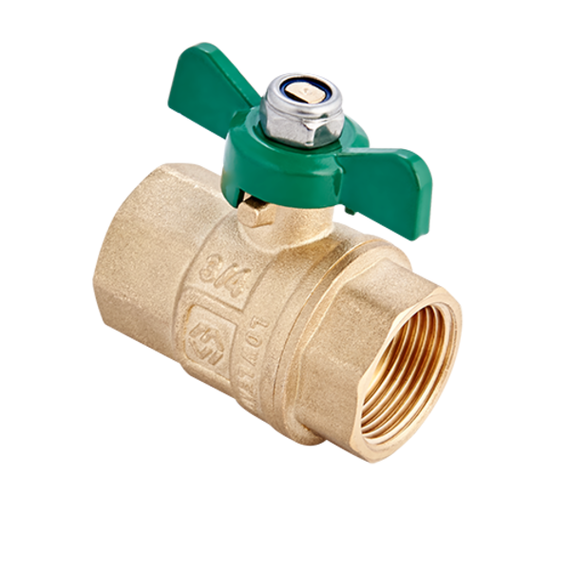 Кран  MVI 'H2O' внутренняя-внутренняя, бабочка (БГГ) 1/2" PN 40  BV.713.04, фото 