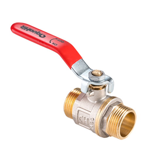 Кран шаровый полнопроходной AquaHit н-н, ручка (РШШ) 3/4" PN 25  BV.316.05, фото 