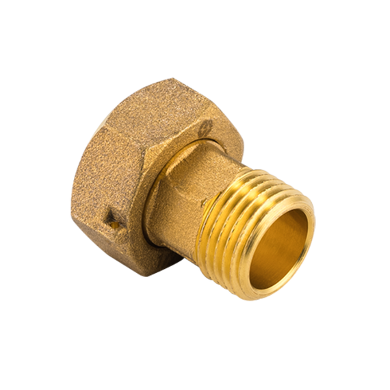 Штуцер для присоединения счетчика 3/4" x 1" PN 16  BF.595.0506, фото 
