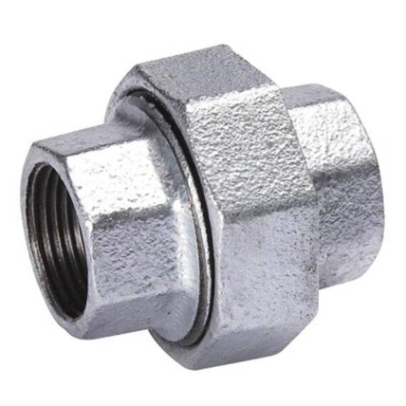 Американка  1 1/2" чугунная оцинк. в-в, Диаметр Dy: 40, фото , изображение 2