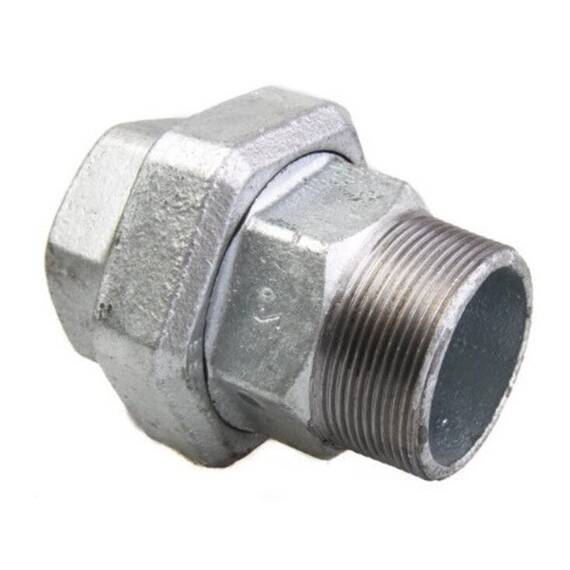 Американка  1 1/2" чугунная оцинк. в-н, Диаметр Dy: 40, фото , изображение 2