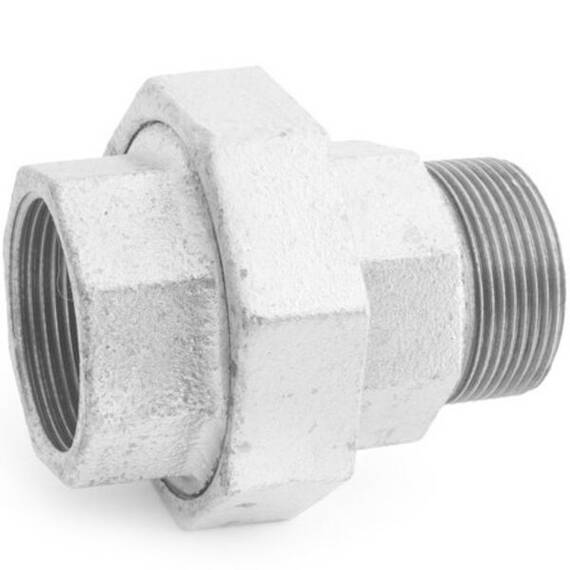 Американка  1/2" чугунная оцинк. в-н, Диаметр Dy: 15, фото 