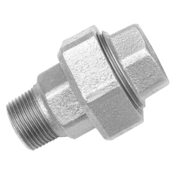 Американка  1/2" чугунная оцинк. в-н, Диаметр Dy: 15, фото , изображение 3