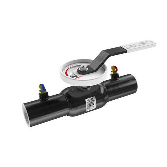 Кран регулирующий ALSO с ниппелями КШ.П.BV.M Ду 65 Ру 2,5 Ст.20, фото 