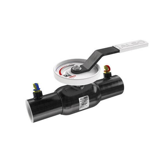 Кран регулирующий ALSO с ниппелями КШ.М.BV.M Ду 100 Ру 2,5 Ст.20, фото 