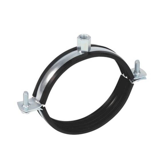 Хомут ст оц рез/пр 3011 М8/М10 (60-64)мм (2") б/к Strongman, фото 