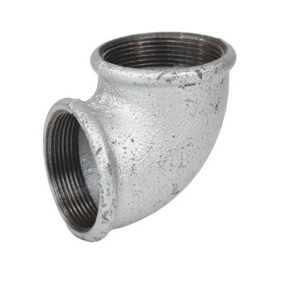 Угольник чуг оц Ду40 (1 1/2&quot;) м/м Fittex, фото , изображение 2