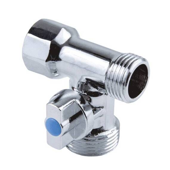 Кран шар лат быт G1/2&quot;х3/4&quot;х1/2&quot; м/р баб Aquasfera 1040-01, фото , изображение 3