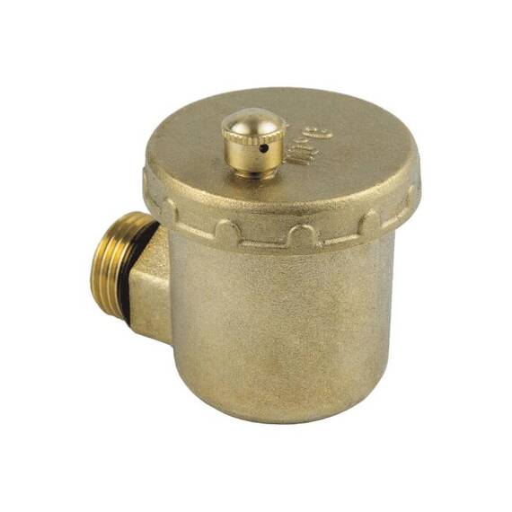 Воздухоотводчик лат Ду15 Ру10 р/р авт угл Aquasfera 5004-01, фото , изображение 3