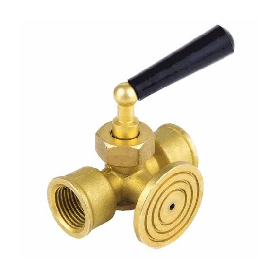 Кран д/ман лат 1063 G1/2&quot; Ру16 м/м рук фл Aquasfera 1063-01, фото , изображение 2