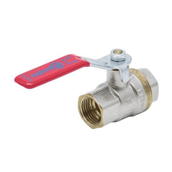 Кран шар лат 1001 Euro нк Ду32 Ру20 м/м полн рыч Aquasfera 1001-04 ., фото , изображение 7