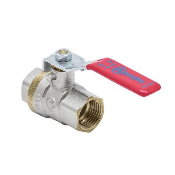 Кран шар лат 1001 Euro нк Ду32 Ру20 м/м полн рыч Aquasfera 1001-04 ., фото , изображение 9