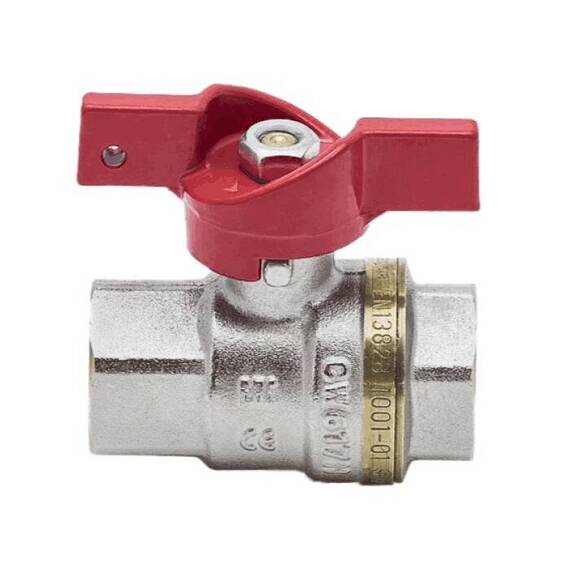 Кран шар лат 1002 Euro нк Ду25 Ру25 м/м полн баб Aquasfera 1002-03 ., фото , изображение 7