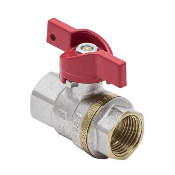 Кран шар лат 1002 Euro нк Ду25 Ру25 м/м полн баб Aquasfera 1002-03 ., фото , изображение 8