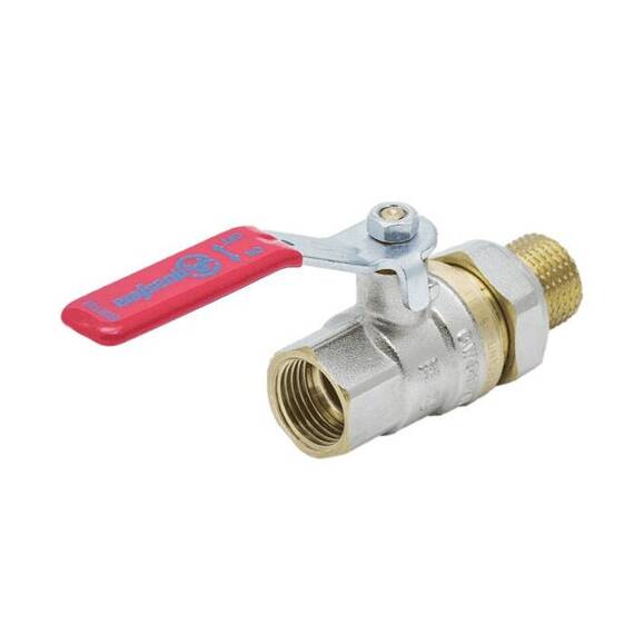 Кран шар лат 1006 Euro нк Ду20 Ру30 м/амер полн рыч Aquasfera 1006-02 ., фото , изображение 5