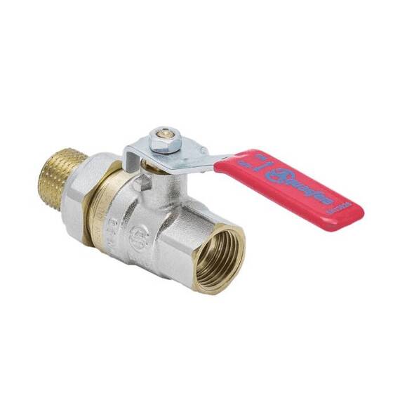 Кран шар лат 1006 Euro нк Ду20 Ру30 м/амер полн рыч Aquasfera 1006-02 ., фото , изображение 7