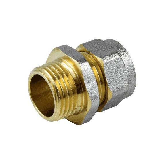 Муфта МП обж лат Дн26х3/4&quot; НР Aquasfera 7001-05, фото , изображение 6