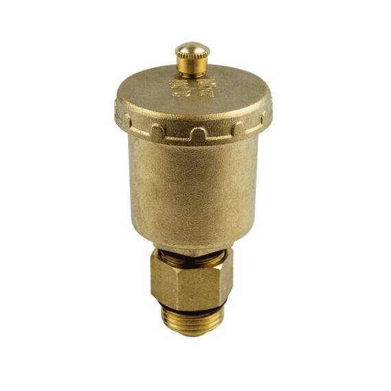 Воздухоотводчик с отс кл лат Ду15 Ру10 р/р авт прям Aquasfera 5001-01, фото 