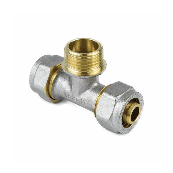 Тройник МП обж лат Дн26х3/4&quot;х26 НР Aquasfera 7014-03, фото , изображение 3