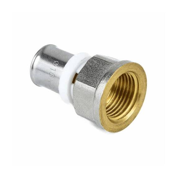 Муфта МП пресс лат Дн20х3/4&quot; ВР Aquasfera 8002-04, фото , изображение 3