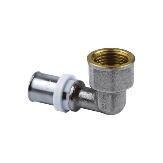 Угольник МП пресс лат Дн20х3/4&quot;х90гр ВР Aquasfera 8007-04, фото , изображение 3