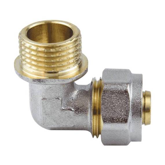 Угольник МП обж лат Дн16х3/4&quot;х90гр НР Aquasfera 7006-02, фото , изображение 7